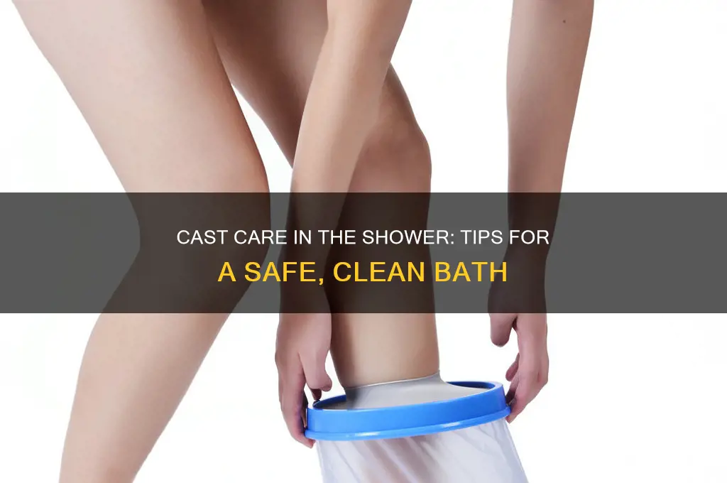 how to take a bath or shower with a cast