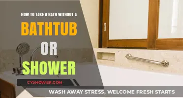 Creative Bathing Solutions: How to Take a Bath Without a Bathtub or Shower