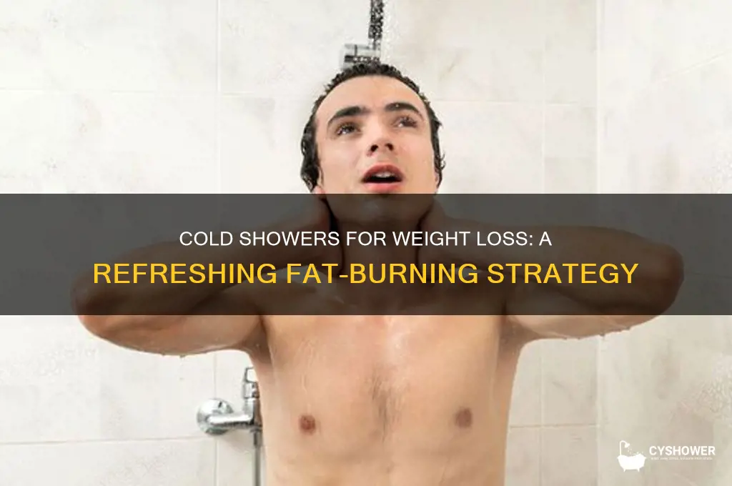 how to take a cold shower for weight loss