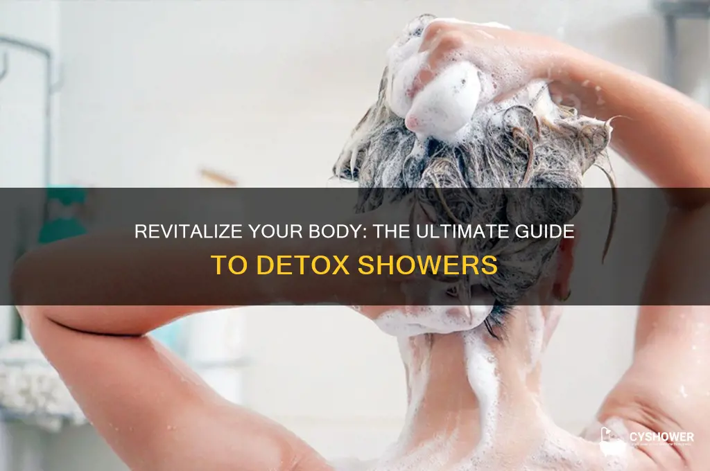 how to take a detox shower