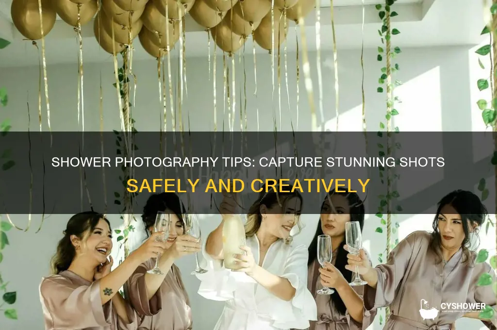 how to take a picture in the shower