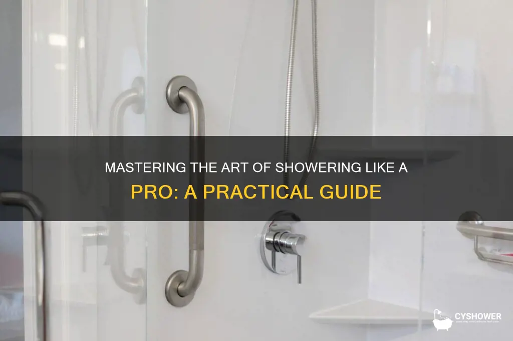 how to take a shower a prat