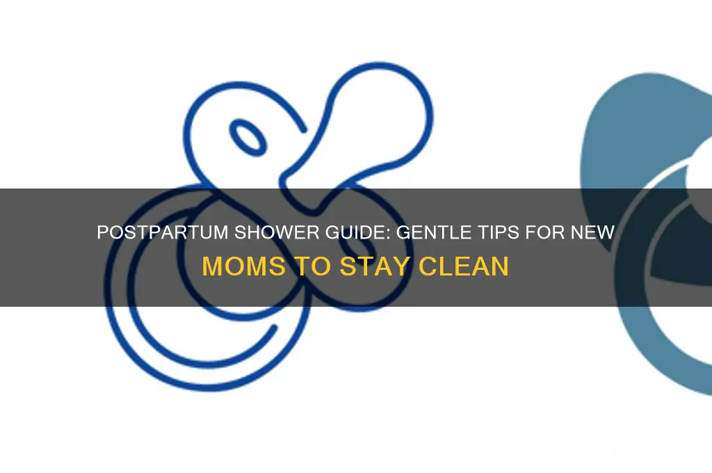 how to take a shower after giving birth