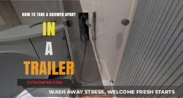 Step-by-Step Guide to Disassembling Your Trailer Shower Safely