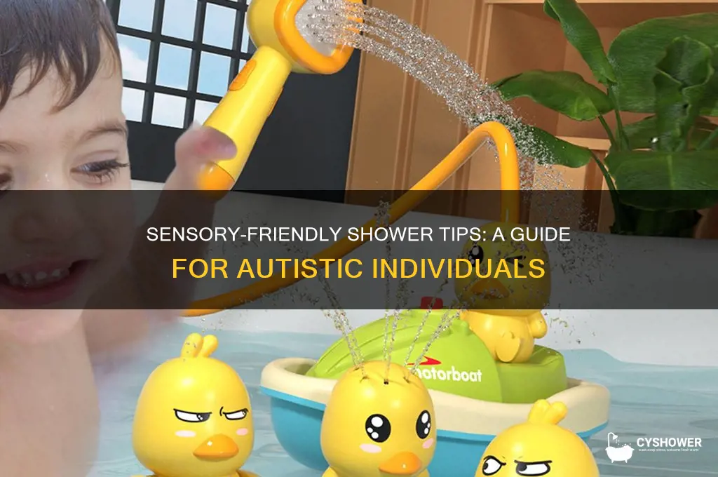 how to take a shower autism
