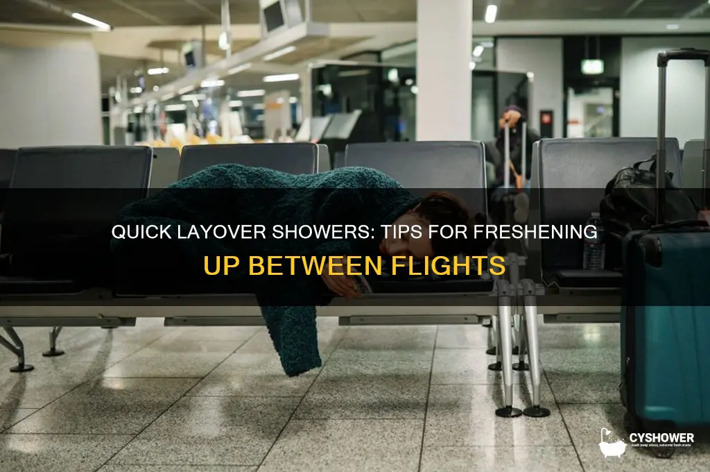 how to take a shower during a layover