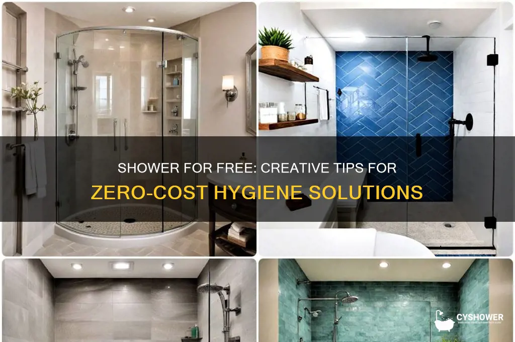 how to take a shower for free