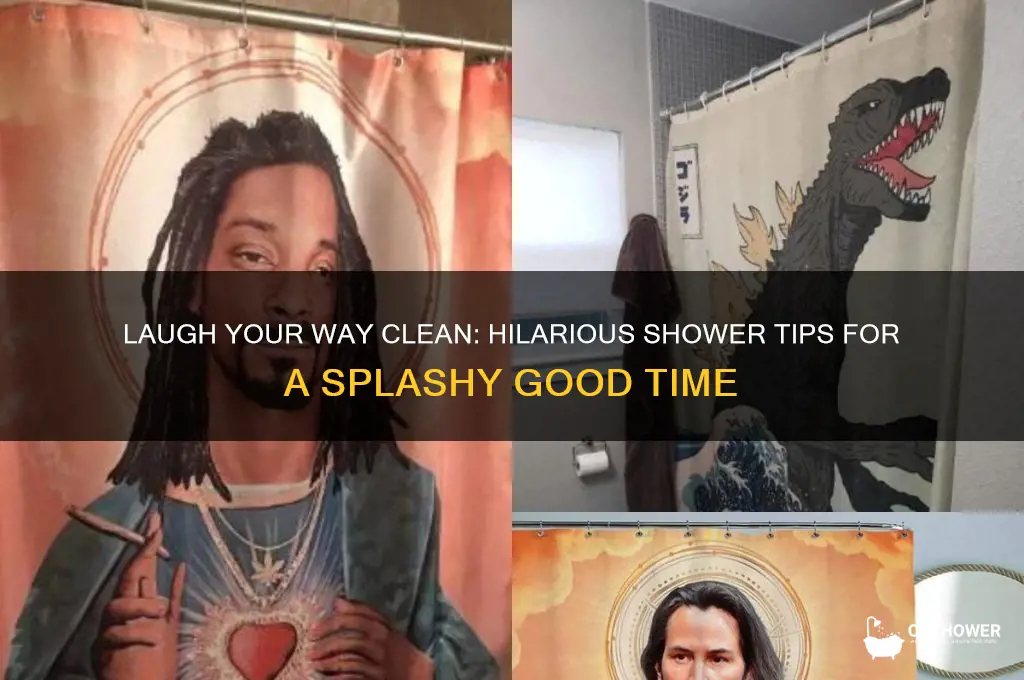 how to take a shower funny