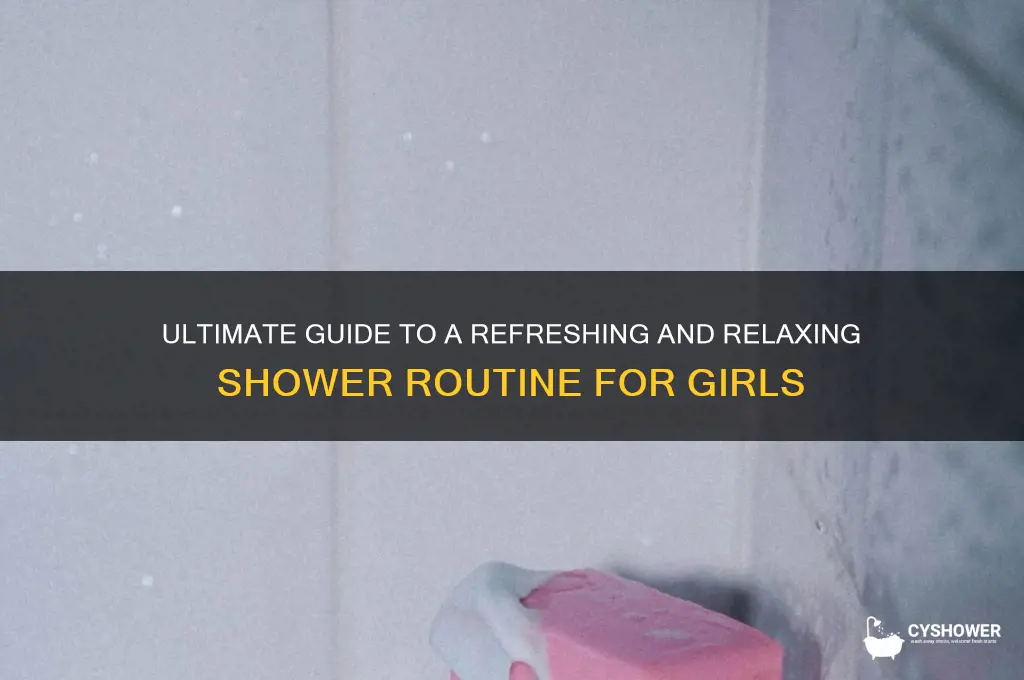 how to take a shower girl