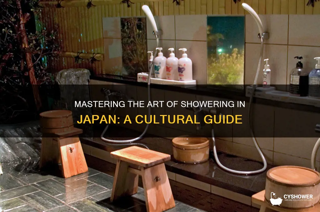 how to take a shower in japan
