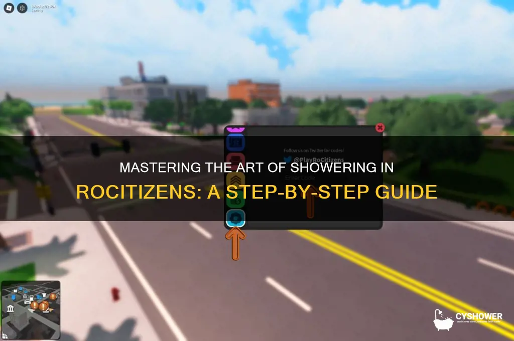 how to take a shower in rocitizens