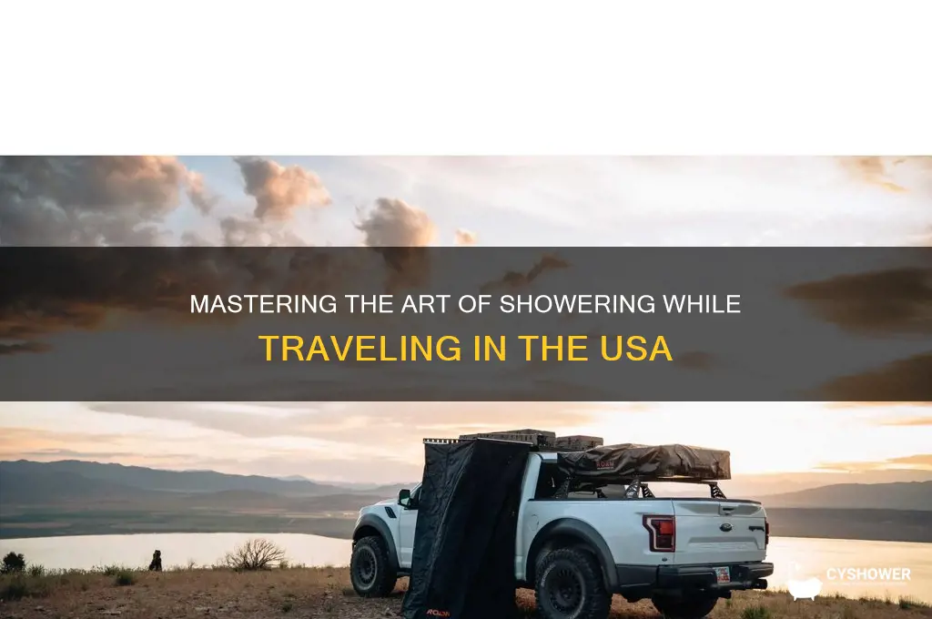 how to take a shower on a us trip