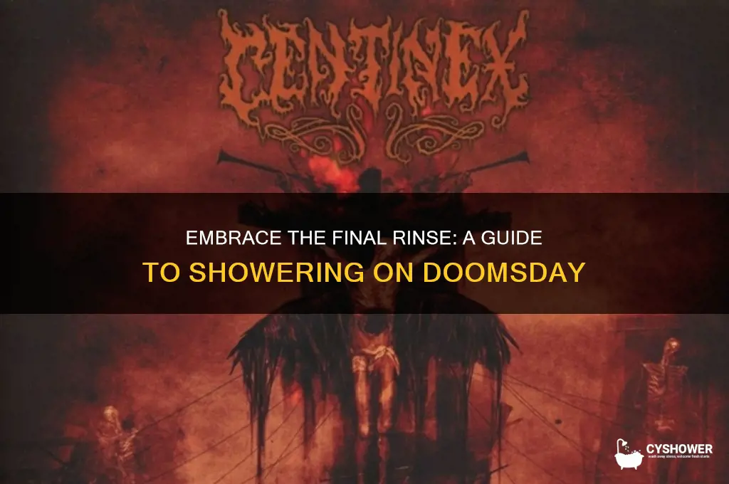 how to take a shower on last day on earth
