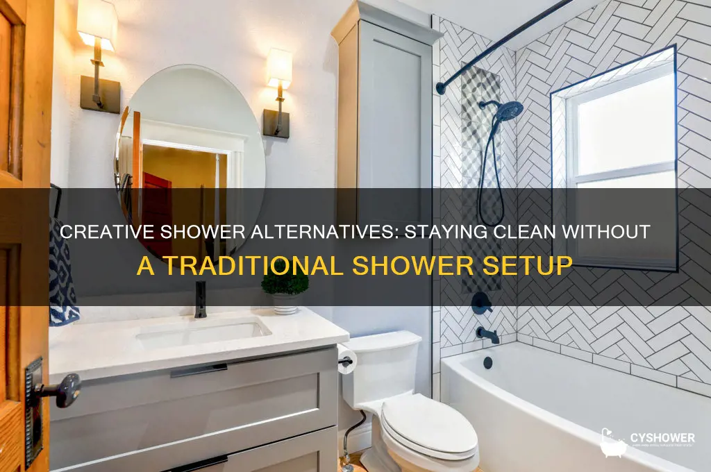 how to take a shower when you dont have one