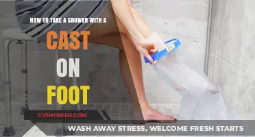 Showering with a Cast: Tips for Keeping Your Foot Dry and Clean