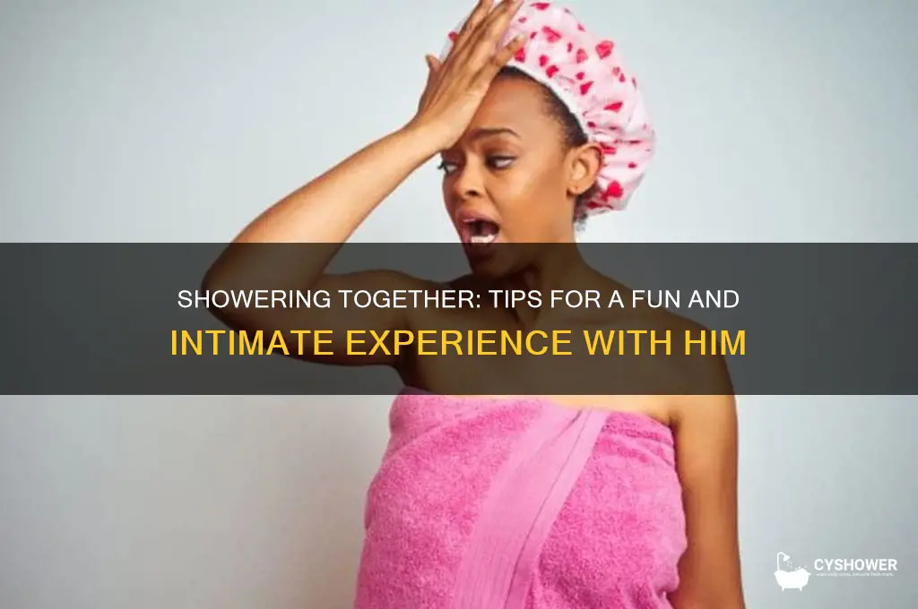 how to take a shower with a man