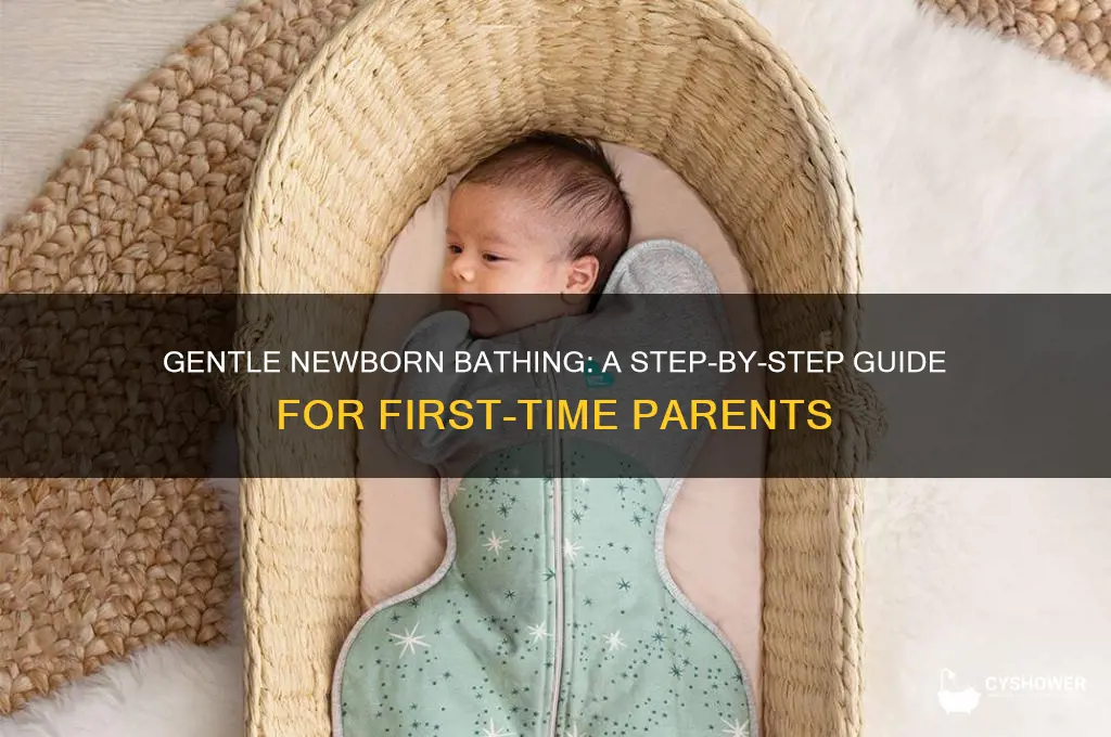how to take a shower with a newborn