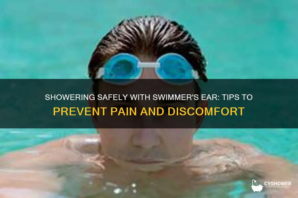 how to take a shower with swimmer
