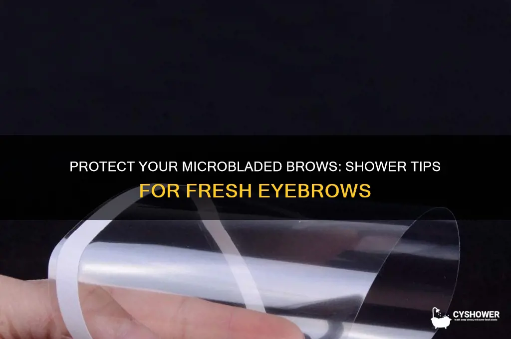 how to take a shower without getting yiur microblading eet