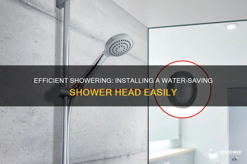 how to take a water saver in a shower head