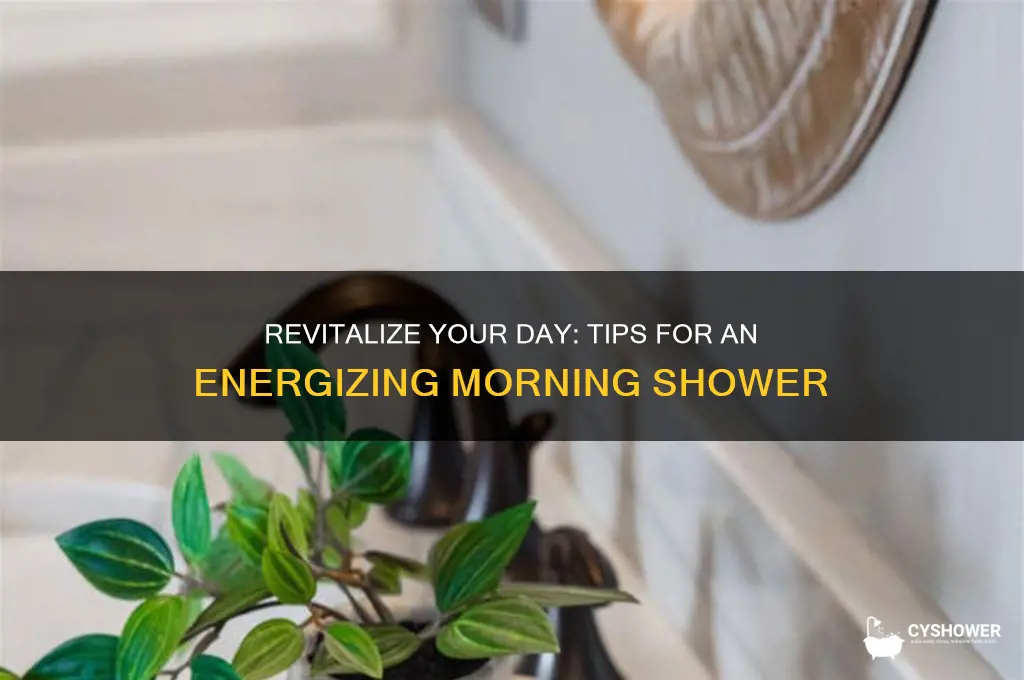 how to take an energizing shower