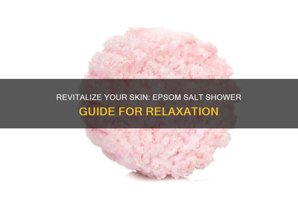 how to take an epsom salt shower
