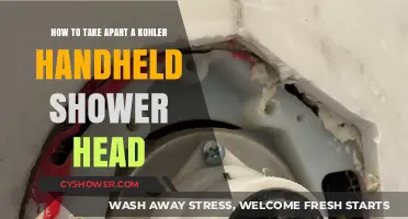 Easy Steps to Disassemble Your Kohler Handheld Shower Head
