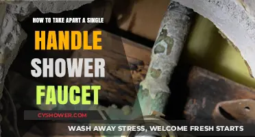 Step-by-Step Guide to Disassembling a Single Handle Shower Faucet