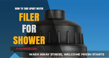 Step-by-Step Guide: Disassembling Your Shower Water Filter Easily