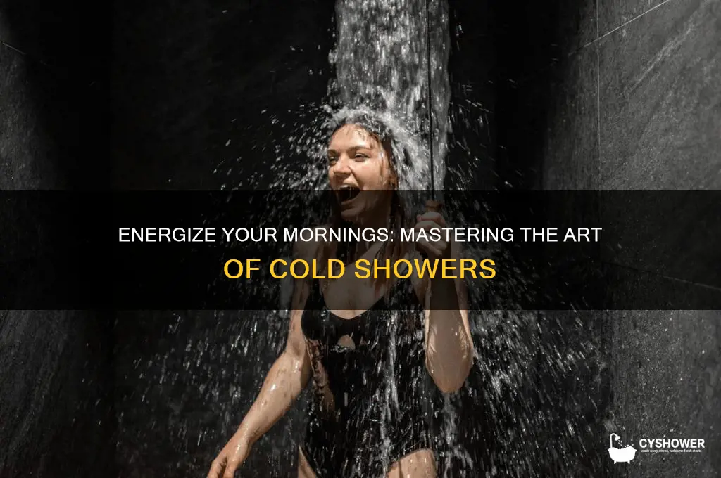 how to take cold shower in the morning