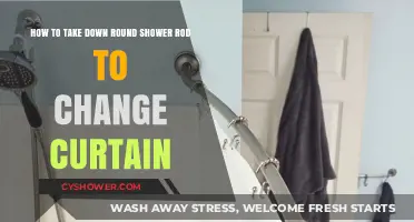 Easy Steps to Remove Round Shower Rod for Curtain Change