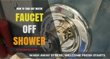 Easy Steps to Remove a Hot Water Faucet from Your Shower