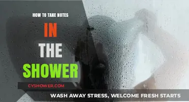 Shower Note-Taking Hacks: Capture Ideas While You Cleanse