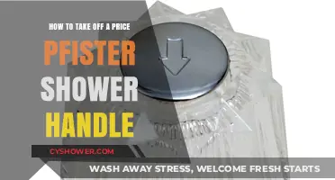 Easy Steps to Remove Your Price Pfister Shower Handle