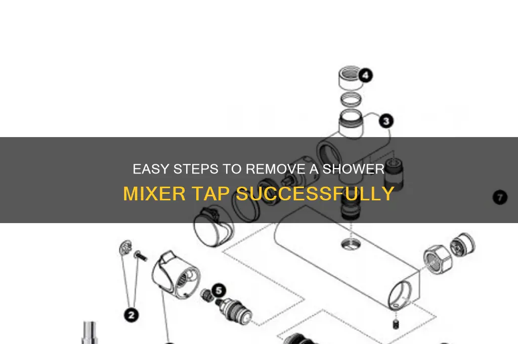 how to take off a shower mixer tap