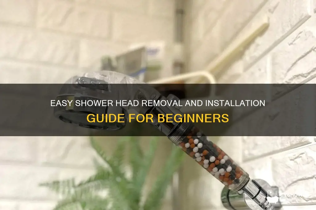 how to take off and set up a shower head