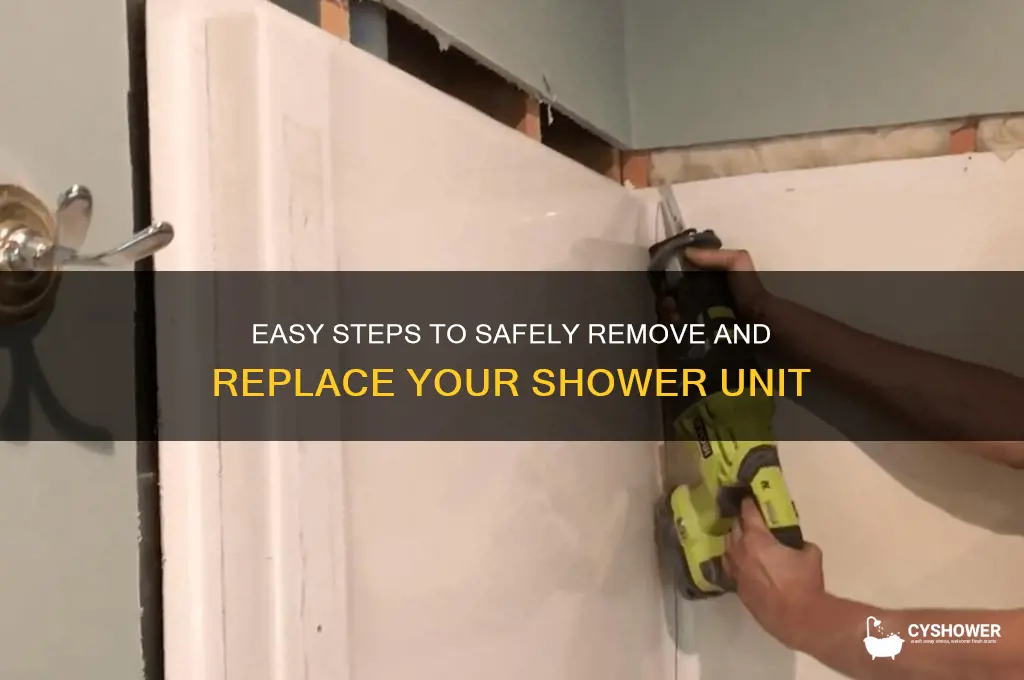 how to take off shower