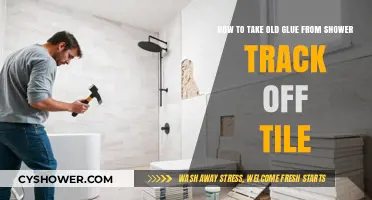 Effective Ways to Remove Old Glue from Shower Track Tiles