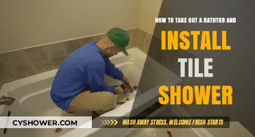 Transform Your Bathroom: Removing Bathtubs for Tile Shower Installation