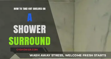 Easy Steps to Remove Shelves from Your Shower Surround