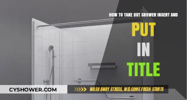 DIY Shower Upgrade: Removing Inserts and Installing a New Title