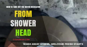 Easy Steps to Remove Your Shower Head's Water Regulator