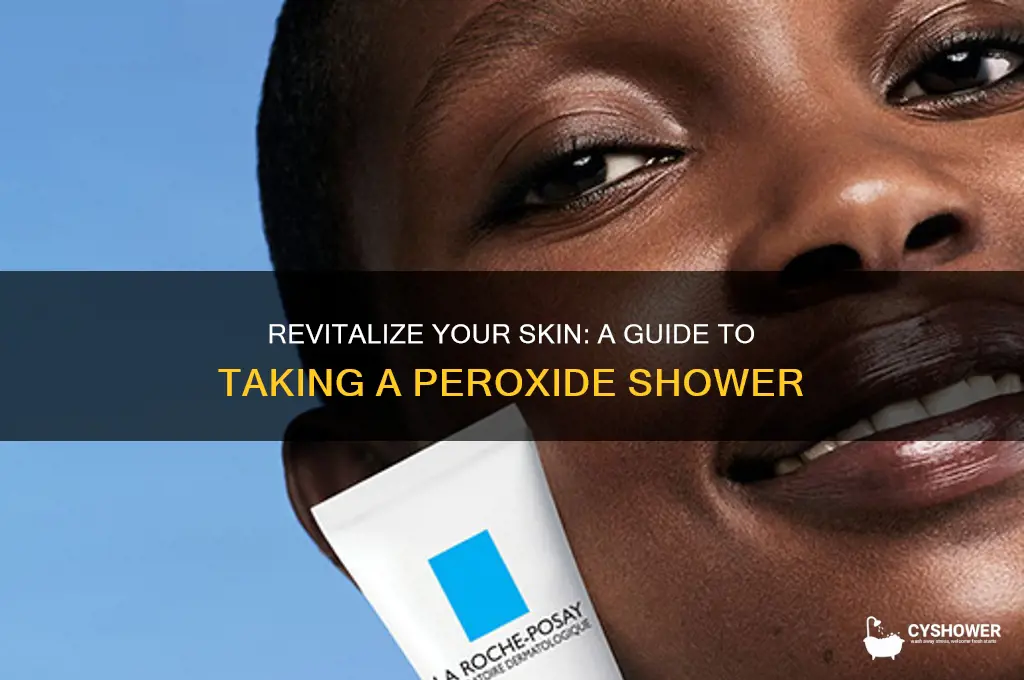 how to take peroxide shower