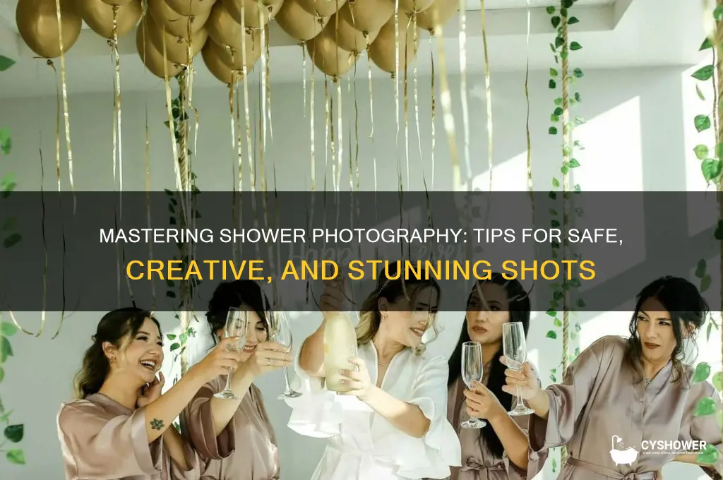 how to take pics in shower