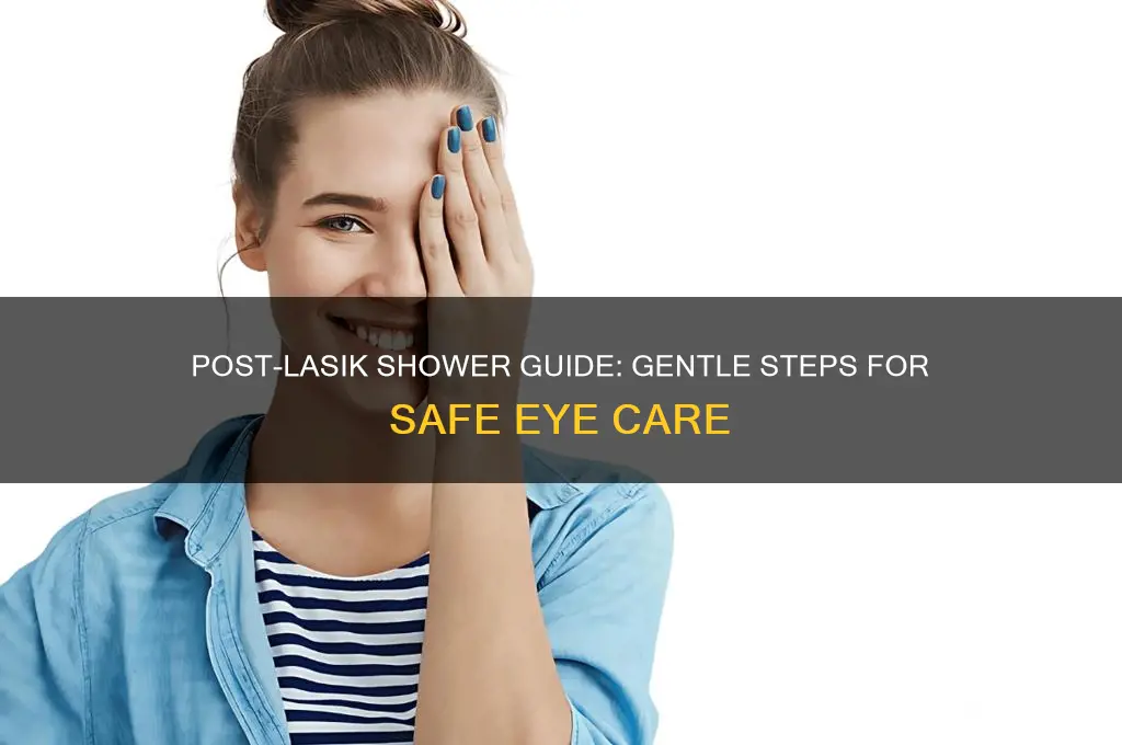 how to take shower after lasik