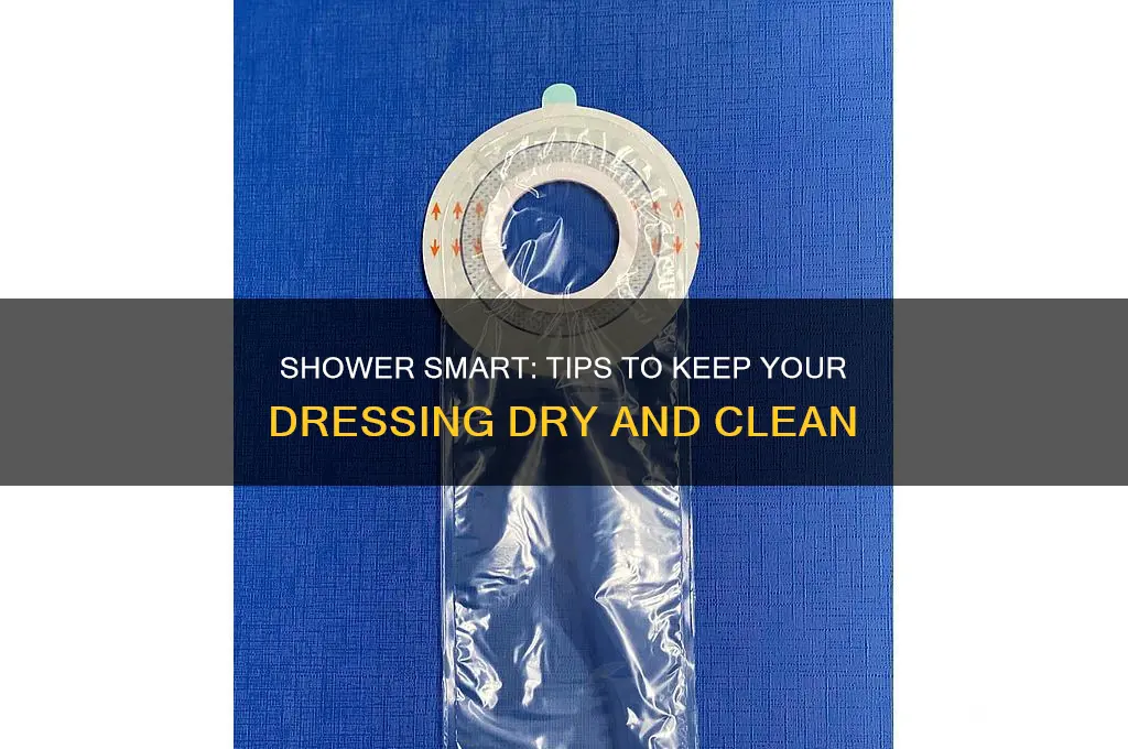 how to take shower and not get dressing wet