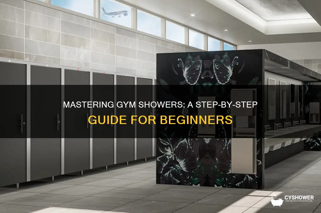 how to take shower at gym