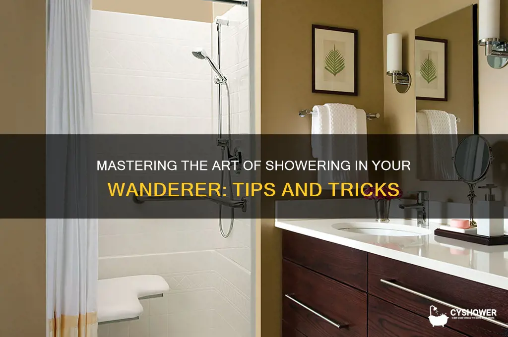 how to take shower in the wanderer