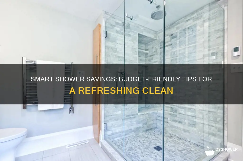 how to take shower on budget