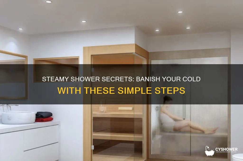 how to take shower to get rid of cold